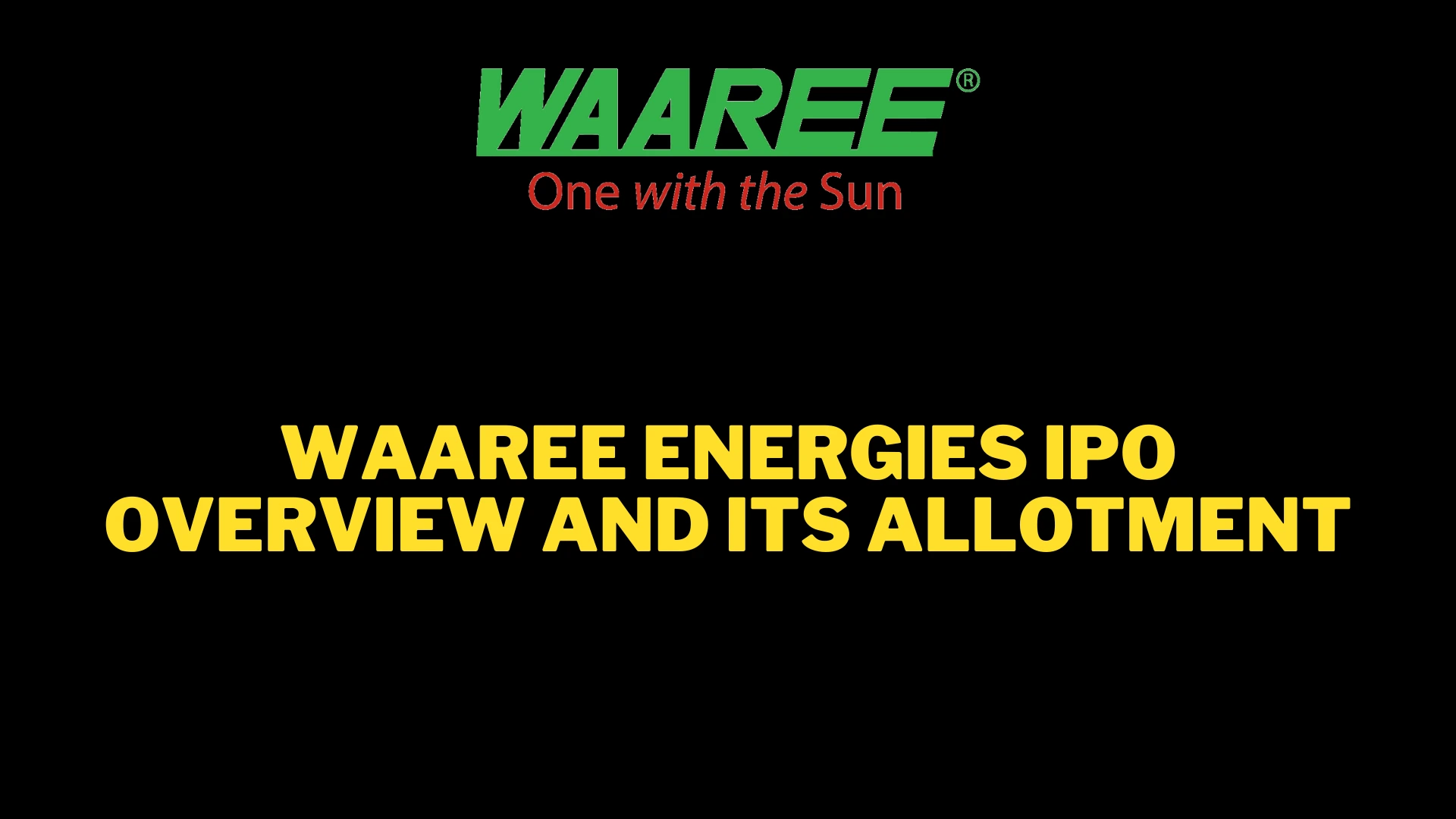 Waaree Energies IPO